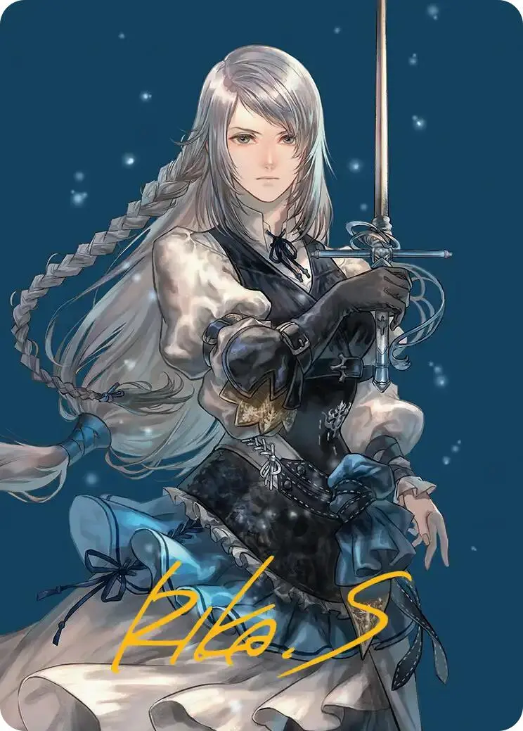 Jill, Shiva's Dominant Art Card (Gold-Stamped Signature) [Final Fantasy Art Series] 1