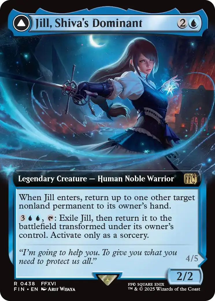 Jill, Shiva's Dominant // Shiva, Warden Of Ice (Extended Art) [Final Fantasy] 1