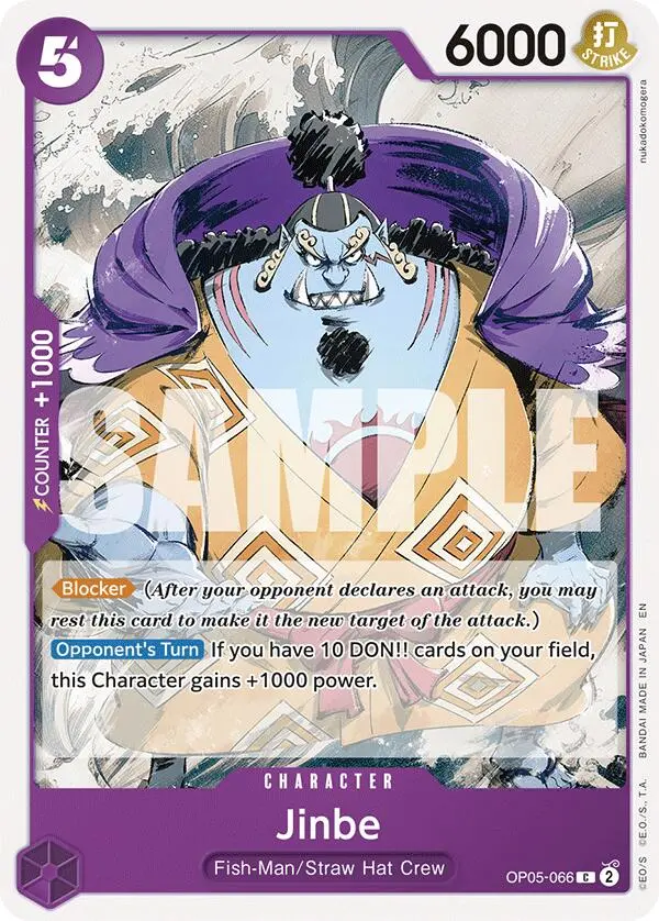 Jinbe (Reprint) [Starter Deck: Purple/Black Monkey.D.Luffy] 1