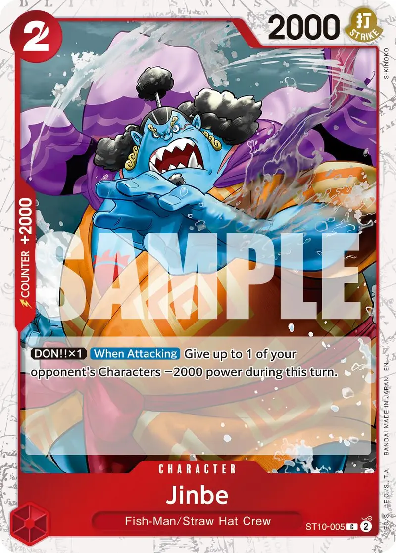 Jinbe (St10-005) (Pirate Foil) [Premium Booster -The Best- Vol. 2] 1
