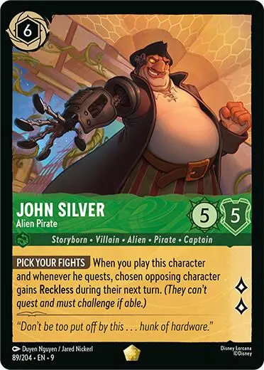 John Silver - Alien Pirate (89/204) [Fabled] 1