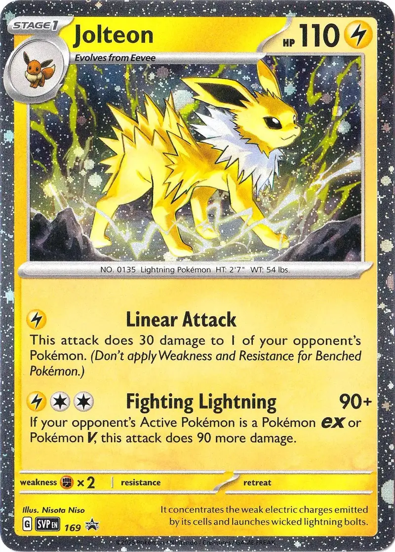 Jolteon (169) (Cosmos Holo) [Scarlet & Violet: Black Star Promos] 1
