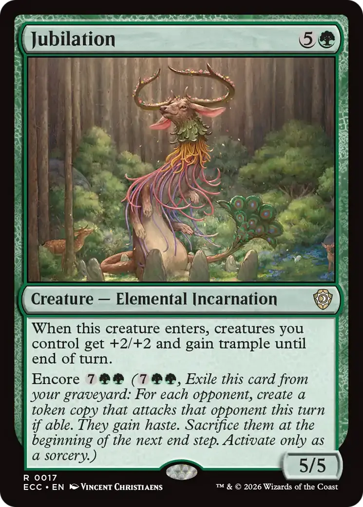Jubilation [Lorwyn Eclipsed Commander] 1