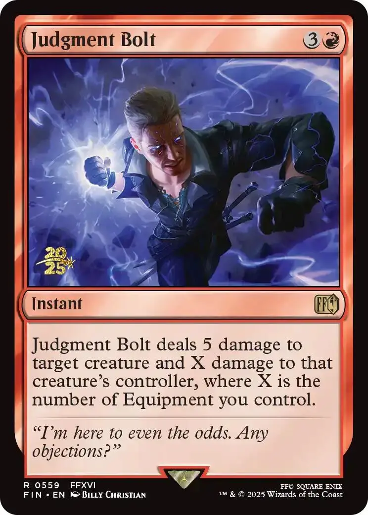 Judgment Bolt [Final Fantasy Prerelease Promo] 1