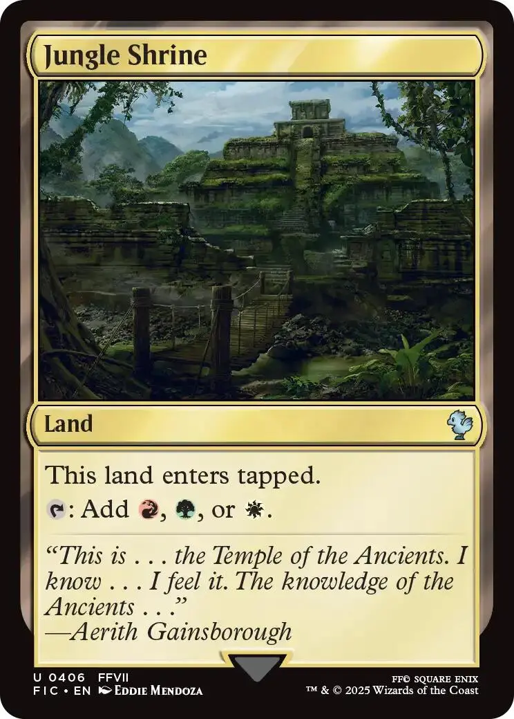 Jungle Shrine (Surge Foil) [Final Fantasy Commander] 1