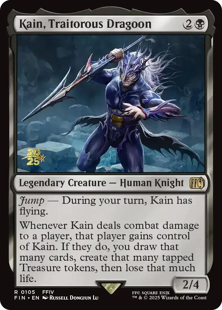 Kain, Traitorous Dragoon [Final Fantasy Prerelease Promo] 1