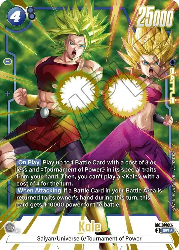 Kale (Fb08-032) (Alternate Art) [Saiyan's Pride] 1