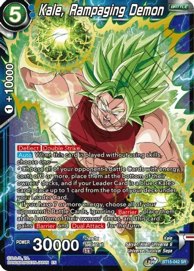Kale, Rampaging Demon [Bt15-042] 1