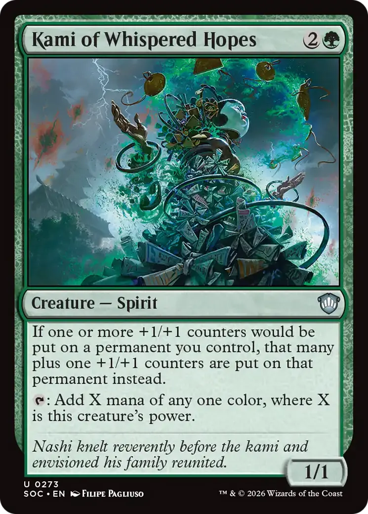 Kami Of Whispered Hopes [Secrets Of Strixhaven Commander] 1