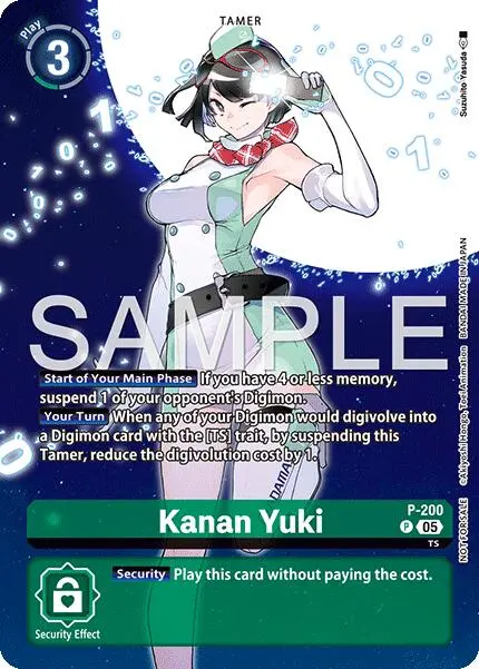 Kanan Yuki [P] (Digimon Story: Time Stranger Promo Pack) [Promotional Cards] 1