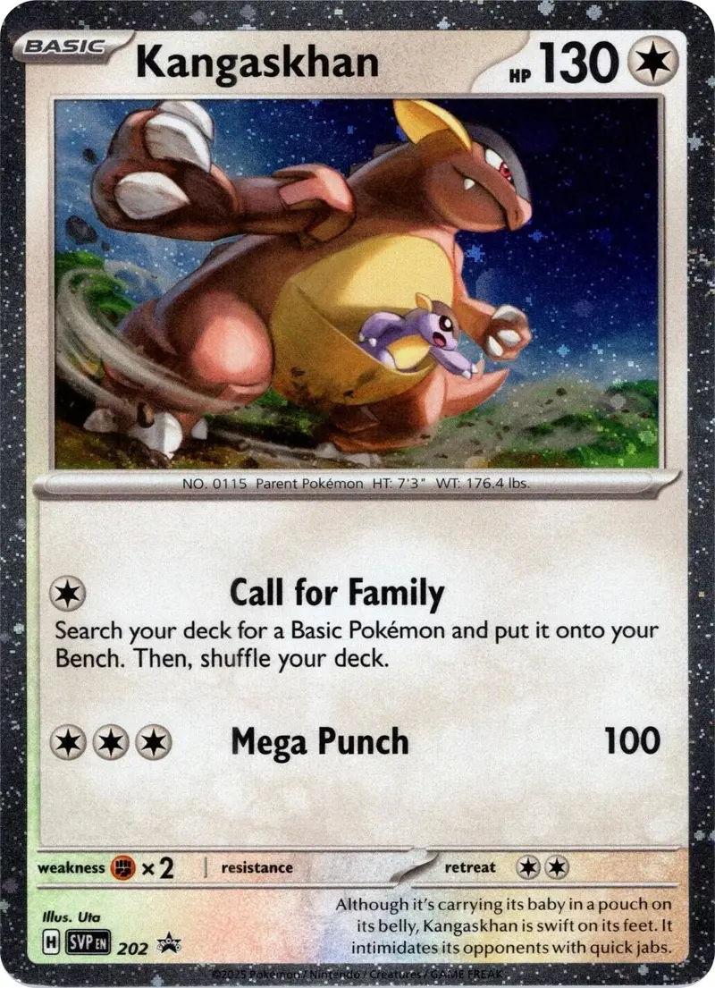 Kangaskhan (202) (Cosmos Holo) [Scarlet & Violet: Black Star Promos] 1