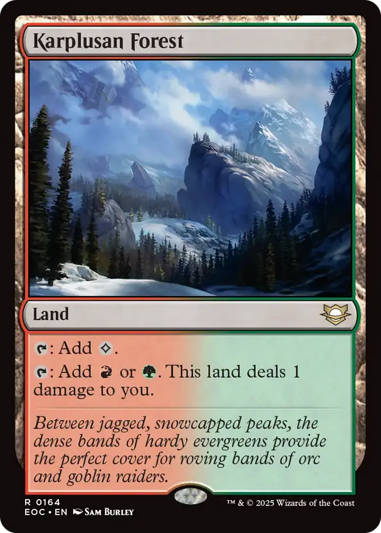 Karplusan Forest [Edge Of Eternities Commander] 1