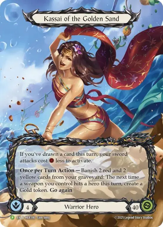 Kassai Of The Golden Sand [Her146] (Promo)  Rainbow Foil 1
