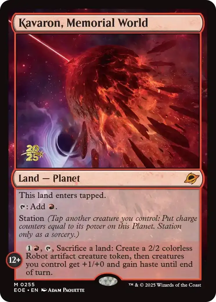 Kavaron, Memorial World [Edge Of Eternities Prerelease Promos] 1