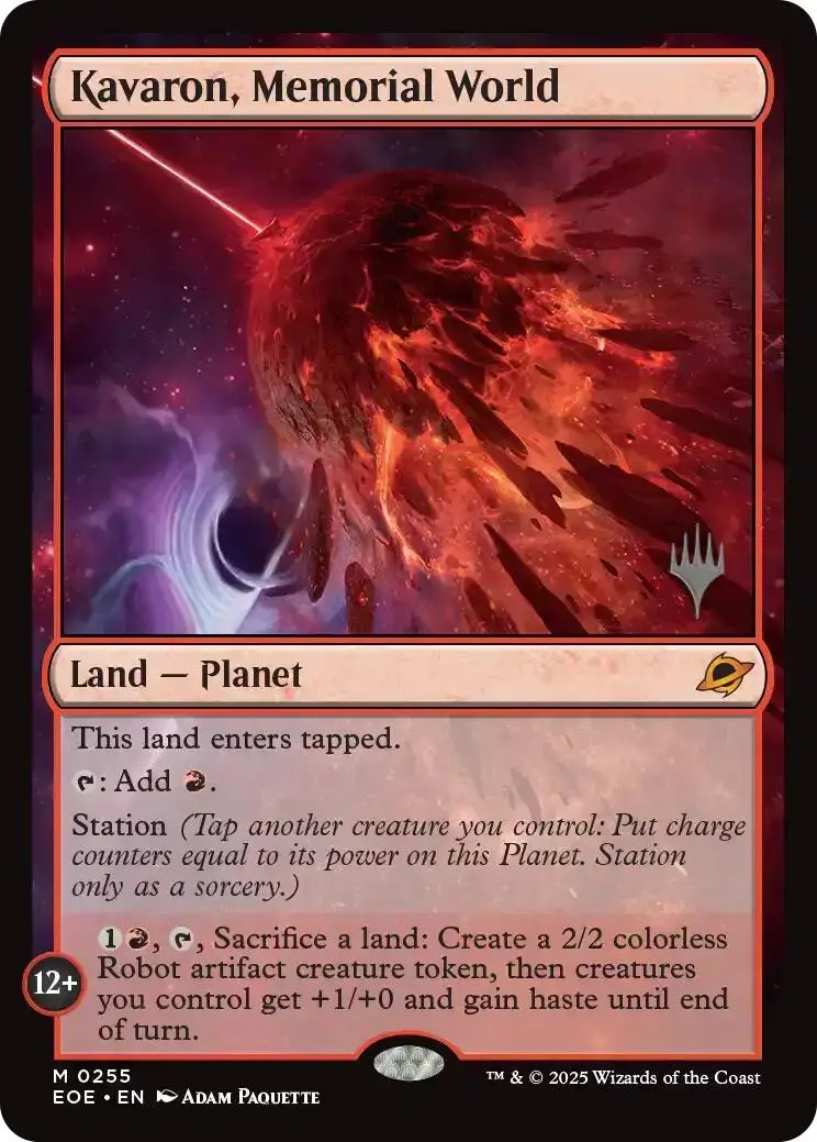 Kavaron, Memorial World [Edge Of Eternities Promo Pack] 1