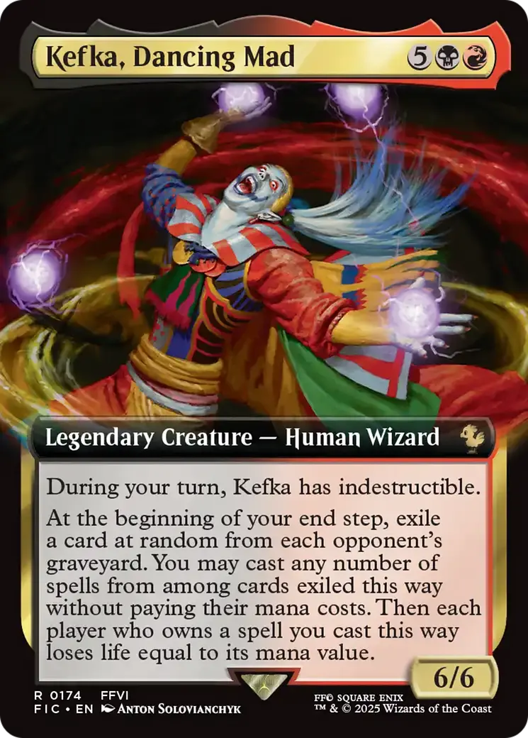 Kefka, Dancing Mad (Extended Art) [Final Fantasy Commander] 1