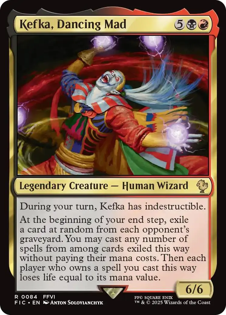 Kefka, Dancing Mad (Surge Foil) [Final Fantasy Commander] 1