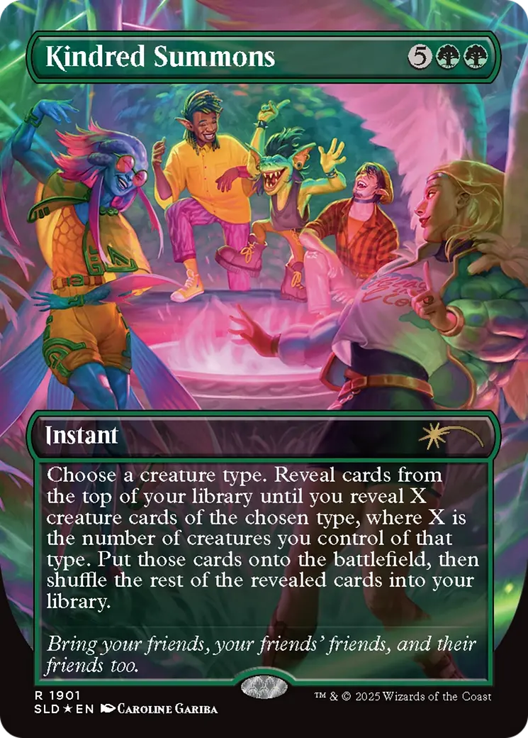 Kindred Summons (Double Rainbow Foil) [Secret Lair Drop Series] 1