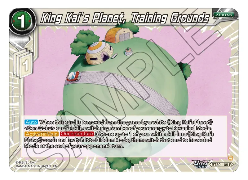 King Kai's Planet, Training Grounds (Bt30-109) [Three Glorious Fighters] 1