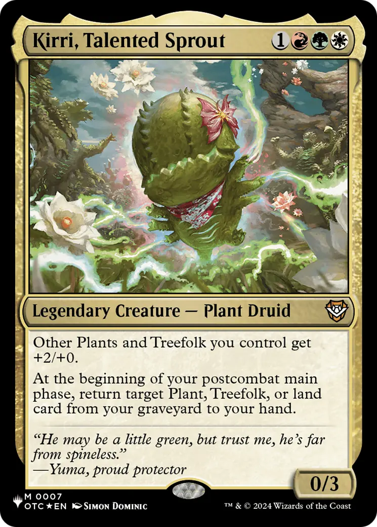 Kirri, Talented Sprout (Otc) [The List] 1