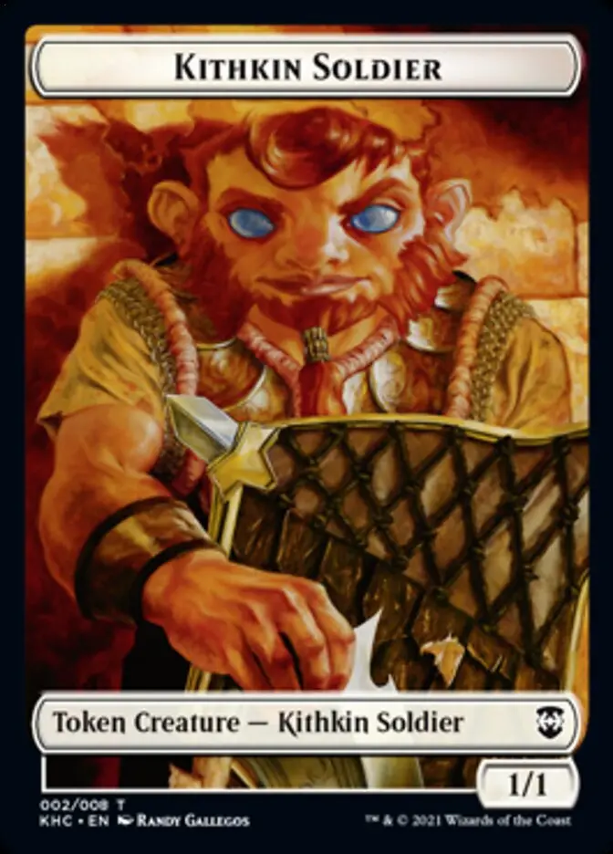 Kithkin Soldier [Kaldheim Commander Tokens] 1