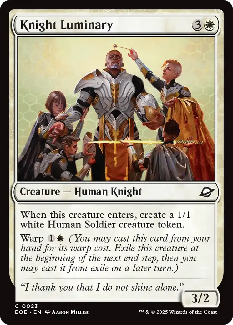Knight Luminary [Edge Of Eternities] 1