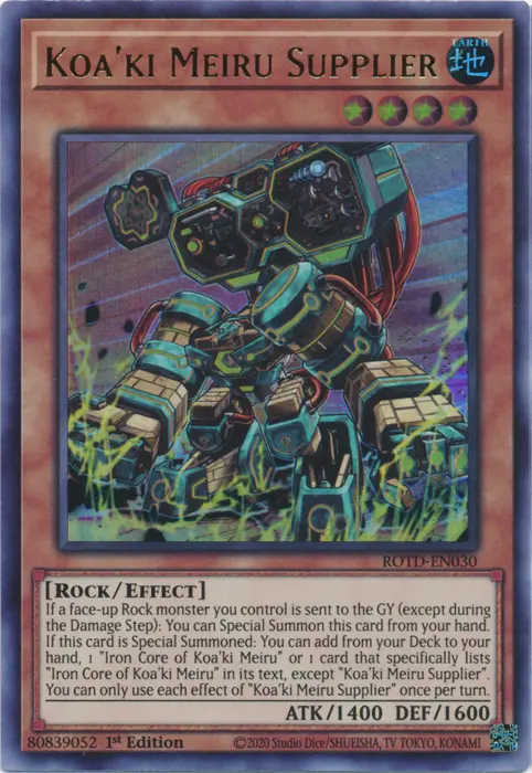 Koa'ki Meiru Supplier [Rotd-En030] Ultra Rare 1