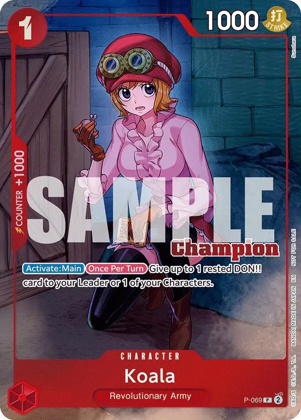 Koala (Cs 25-26 Winner Card Set 2) [One Piece Promotion Cards] 1