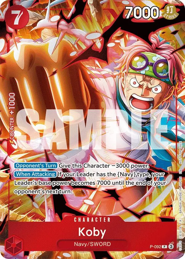 Koby (Event Pack Vol. 7) [One Piece Promotion Cards] 1