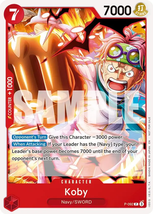 Koby (Op12 Release Event) [One Piece Promotion Cards] 1