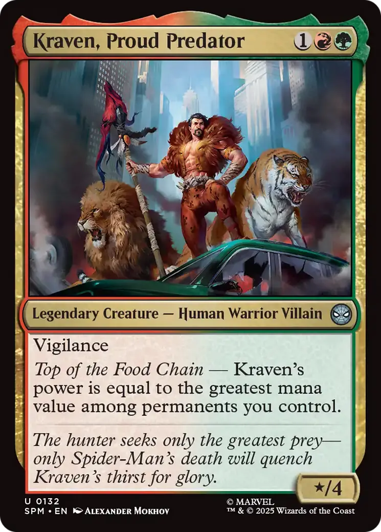 Kraven, Proud Predator [Marvel's Spider-Man] 1