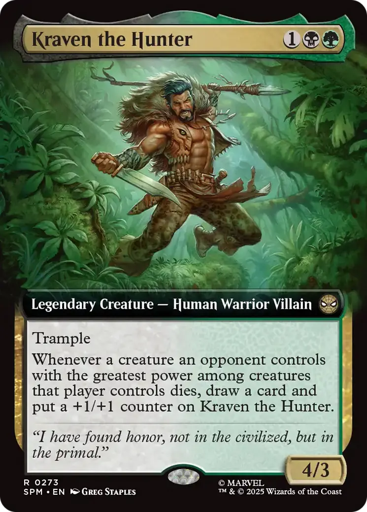 Kraven The Hunter (Extended Art) [Marvel's Spider-Man] 1