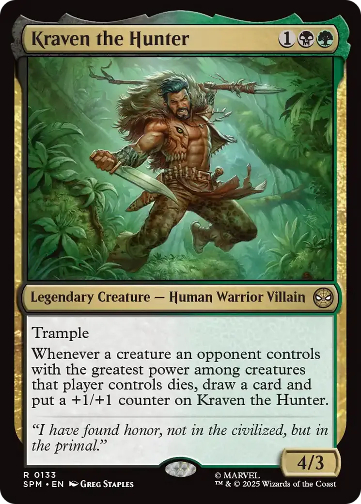 Kraven The Hunter [Marvel's Spider-Man] 1