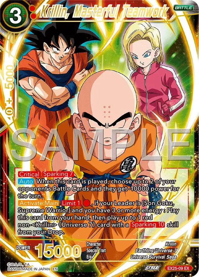Krillin, Masterful Teamwork (Ex25-09) [Premium Anniversary Box 2025] 1
