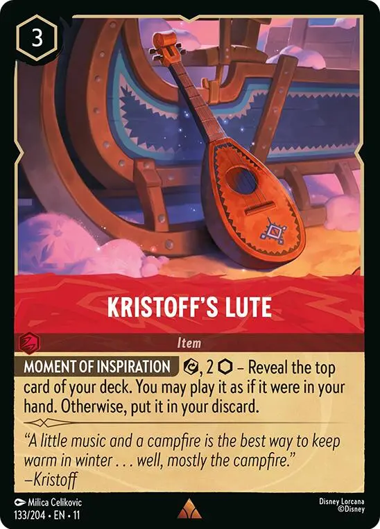 Kristoff's Lute (133/204) [Winterspell] 1