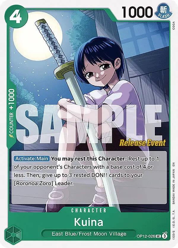 Kuina [Legacy Of The Master Release Event Cards] 1