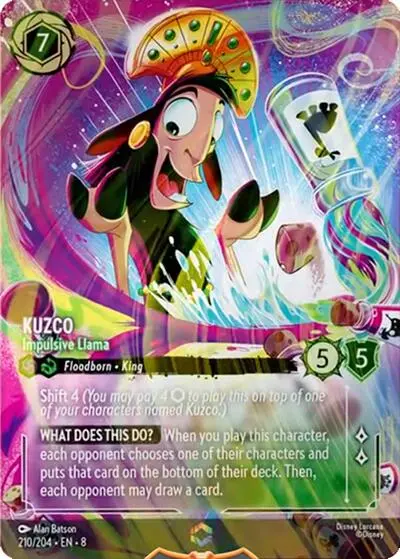 Kuzco - Impulsive Llama (Enchanted) (210/204) [Reign Of Jafar] 1