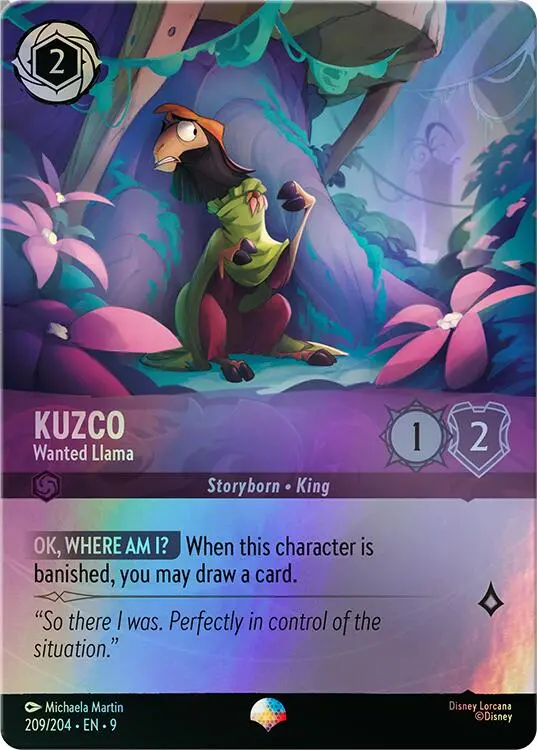 Kuzco - Wanted Llama (Epic) (209/204) [Fabled] 1