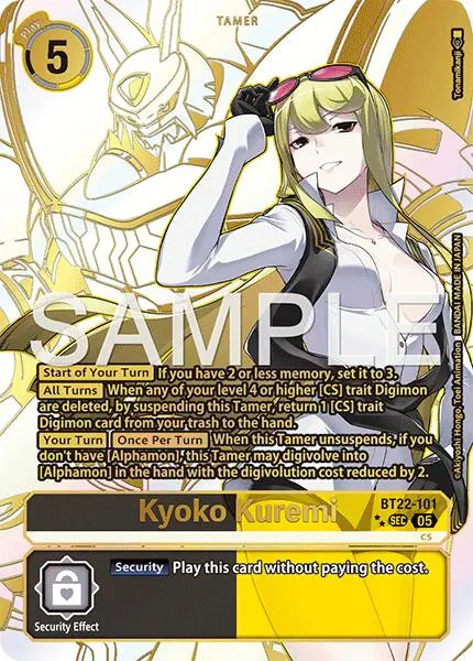 Kyoko Kuremi [Bt22-101] (Rare Pull) [Cyber Eden] 1