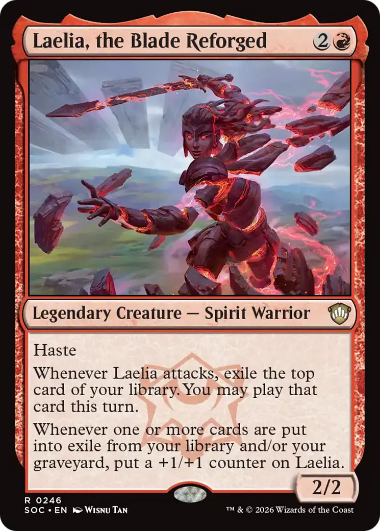 Laelia, The Blade Reforged [Secrets Of Strixhaven Commander] 1
