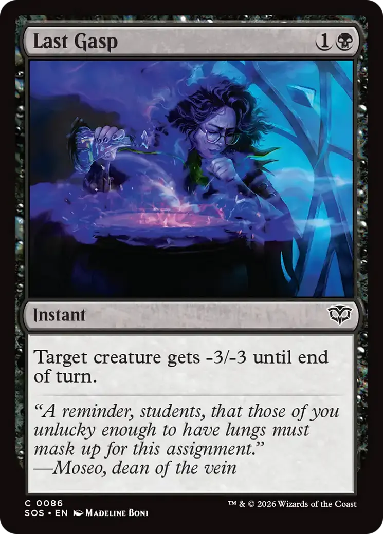 Last Gasp [Secrets Of Strixhaven] 1