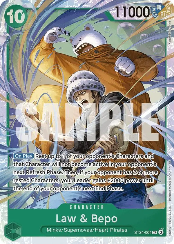 Law & Bepo [Starter Deck: Green Jewelry Bonney] 1