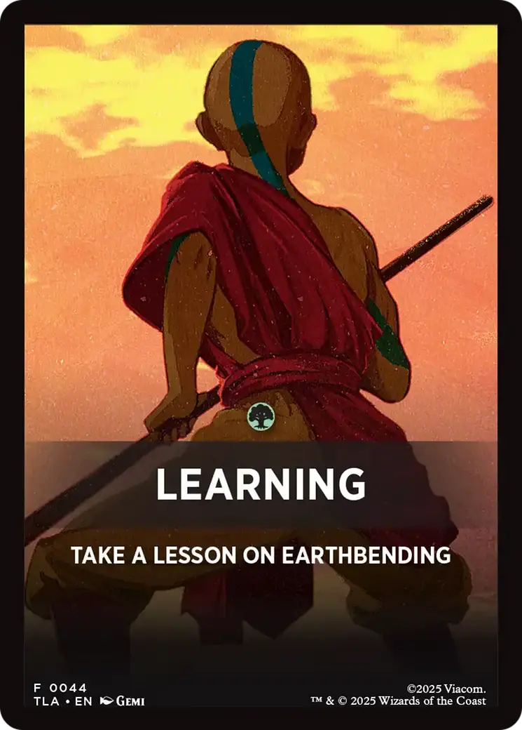 Learning Theme Card [Avatar: The Last Airbender Tokens] 1