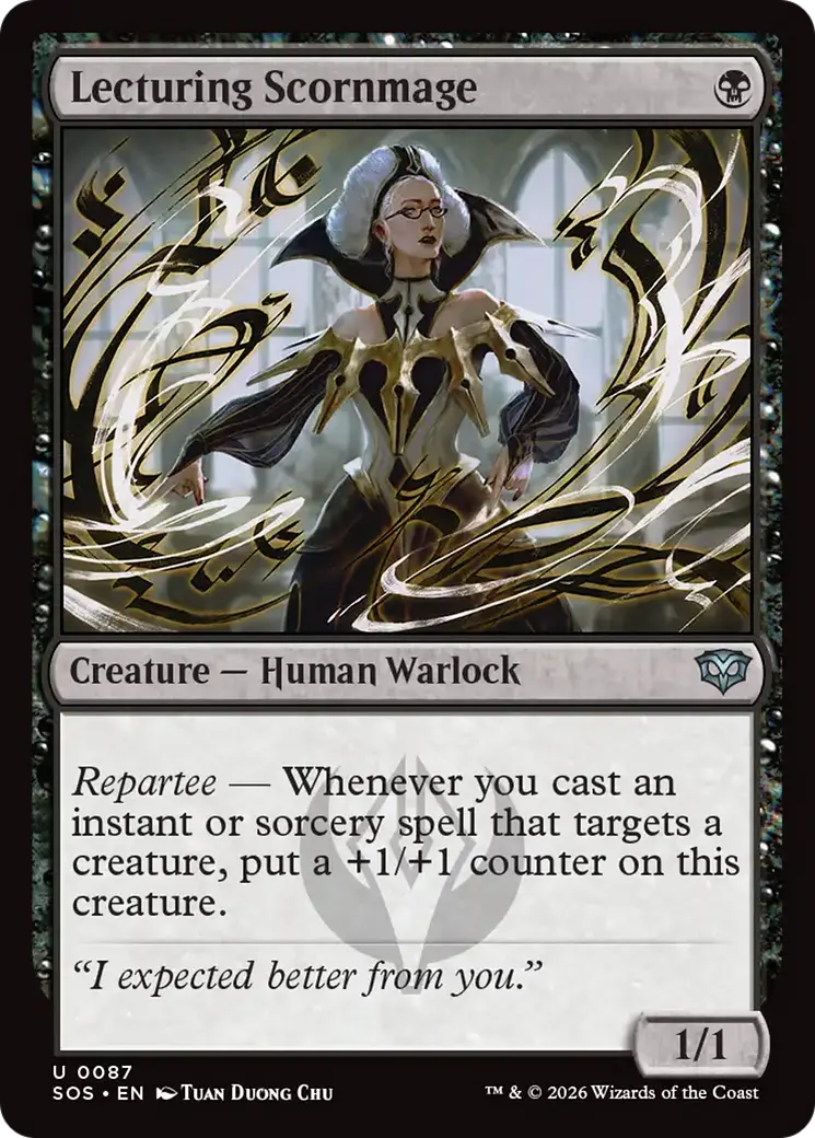 Lecturing Scornmage [Secrets Of Strixhaven] 1