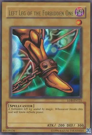 Left Leg Of The Forbidden One [Lob-En121] Ultra Rare 1