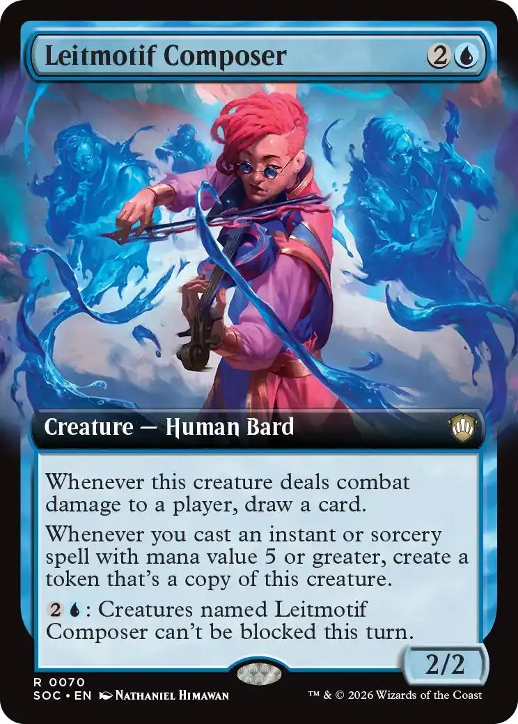 Leitmotif Composer (Extended Art) [Secrets Of Strixhaven Commander] 1