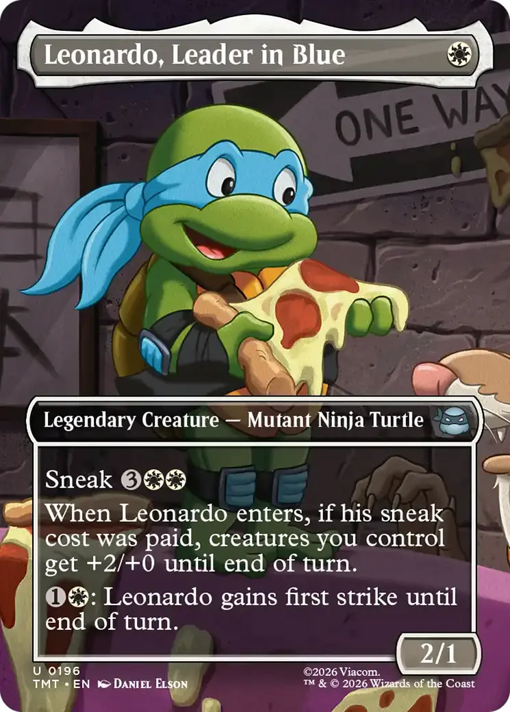 Leonardo, Leader In Blue (Borderless) [Teenage Mutant Ninja Turtles] 1