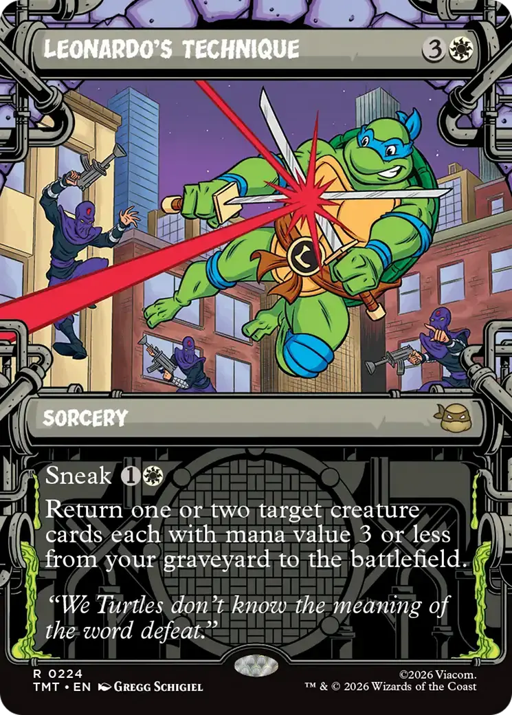 Leonardo's Technique (Showcase) [Teenage Mutant Ninja Turtles] 1