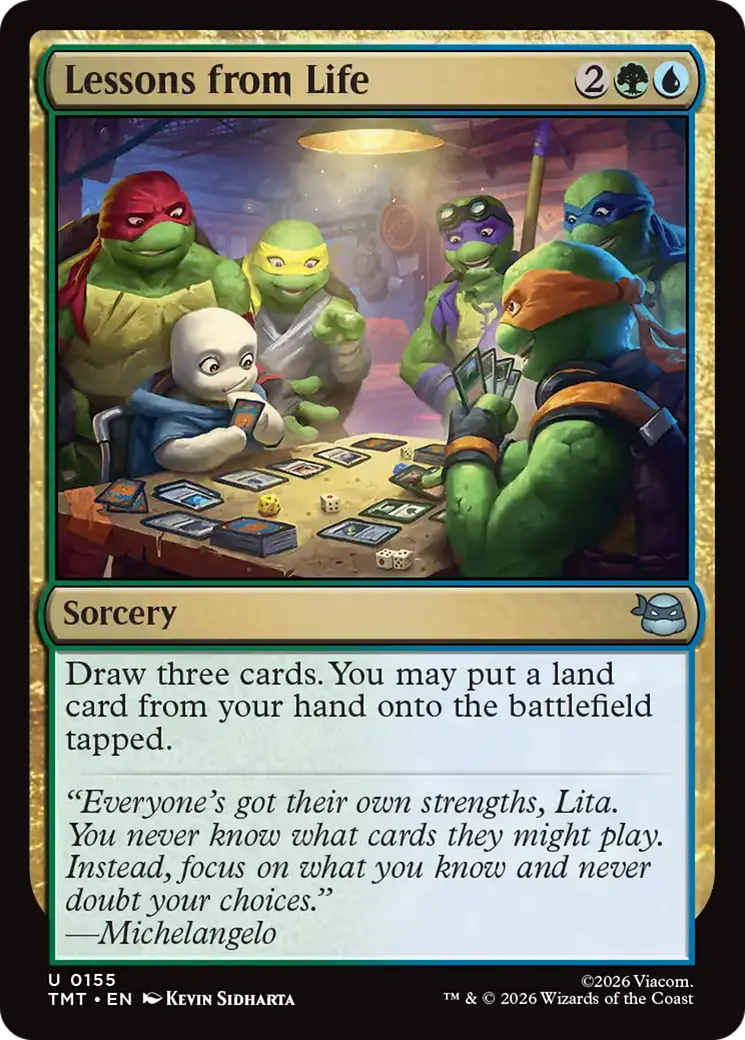 Lessons From Life [Teenage Mutant Ninja Turtles Commander] 1
