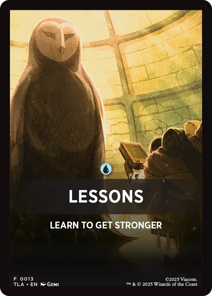 Lessons Theme Card [Avatar: The Last Airbender Tokens] 1